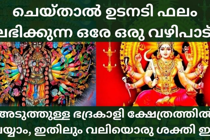 പെട്ടെന്ന് തന്നെ ആഗ്രഹ സഫലീകരണത്തിന് ഒറ്റ വഴിപാട് ചെയ്താൽ മാത്രം മതി