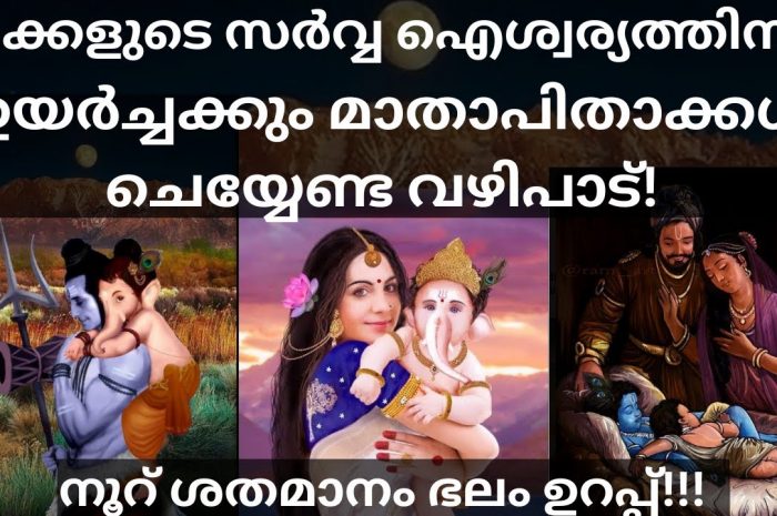 മാതാപിതാക്കൾ കുഞ്ഞുങ്ങൾക്ക് വേണ്ടി ചെയ്യാൻ പറ്റുന്ന ഏറ്റവും നല്ല വഴിപാടുകൾ