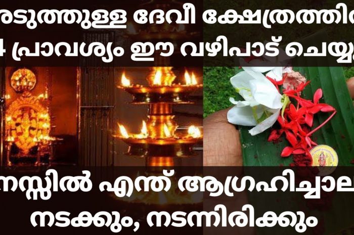 ആഗ്രഹ സഫലീകരണത്തിനായി നിങ്ങൾ ഈ വഴിപാട് ഒന്ന് ചെയ്തു നോക്കൂ ഫലം ഇരട്ടി ആയിരിക്കും