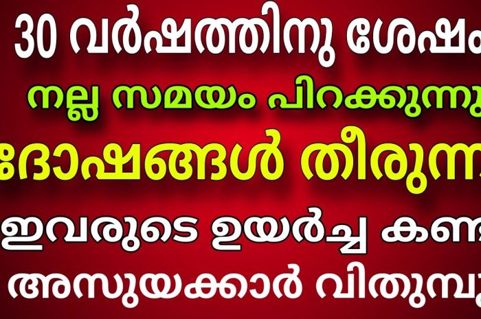 സമ്പൽസമൃദ്ധിയിലൂടെ കടന്നുപോയിക്കൊണ്ടിരിക്കുന്ന നക്ഷത്ര ജാതകർ ഇവരെല്ലാം…