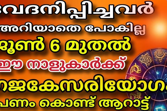 നല്ലകാലം വന്നുചേരാൻ പോകുന്ന നക്ഷത്ര ജാതകർ ആരെല്ലാം എന്നറിയാൻ ഉറപ്പായും ഇത് കാണുക…