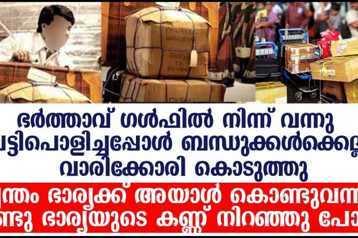 വിദേശത്തുനിന്ന് വരുന്ന ഭർത്താവിനെ കണ്ണും നട്ടു കാത്തിരുന്ന ഭാര്യക്ക് കിട്ടിയ സമ്മാനം കണ്ടോ…