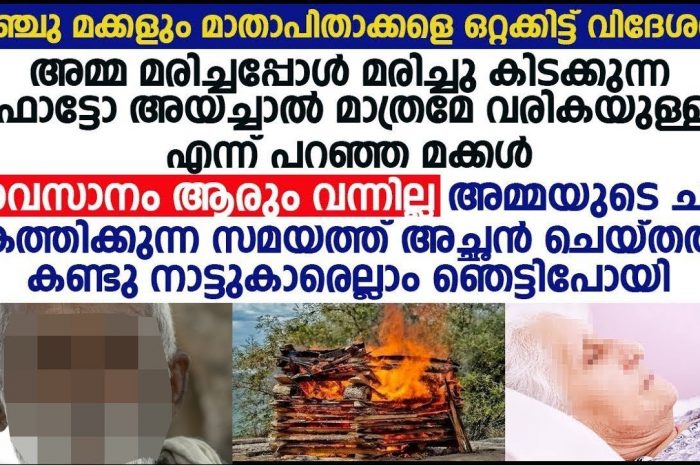 അമ്മ മരിച്ചപ്പോൾ നാട്ടിൽ വരണമെങ്കിൽ തെളിവു വേണമെന്ന് പറഞ്ഞ മക്കൾ.