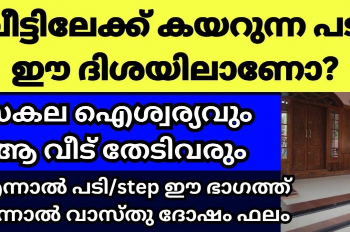 വീടുകളുടെ ചവിട്ടുപടിയുടെ എണ്ണത്തിലുള്ള രഹസ്യം എന്താണെന്ന് നിങ്ങൾക്കറിയാമോ…